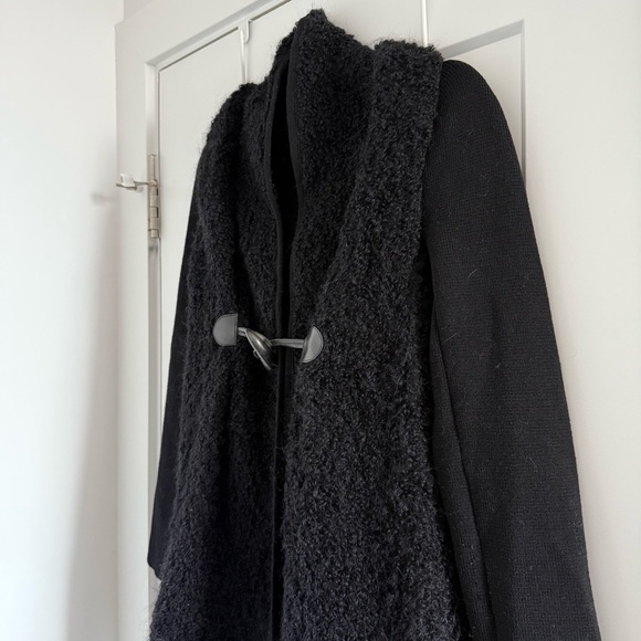 Vintage Alberta Ferretti black mohair & alpaca wool sweater jacket - Small - Picture 4 of 10